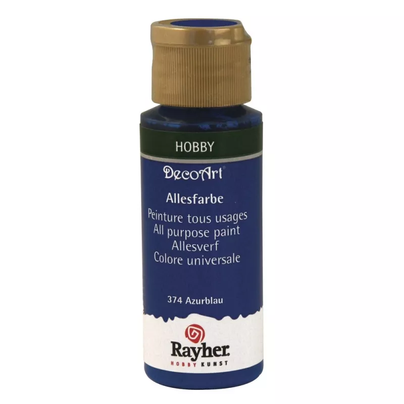 Peinture acrylique Premium Bleu azur 59 ml