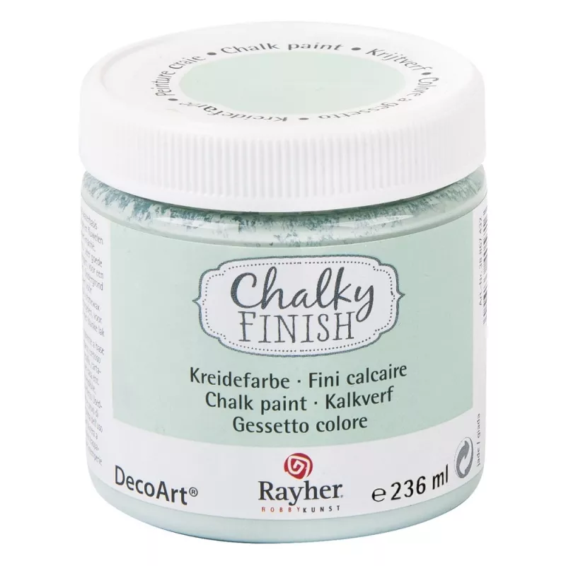 Peinture craie Chalky Pour Matériau poreux 236 ml Jade