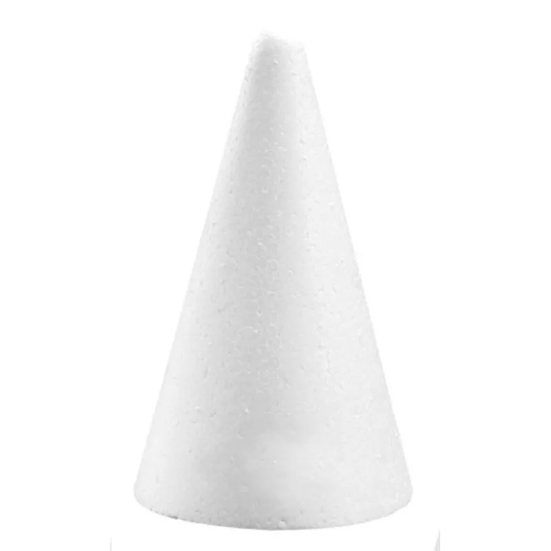 Cône plein en polystyrène 21 cm