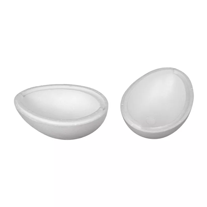 Oeuf creux en polystyrène 30 cm 2 parties