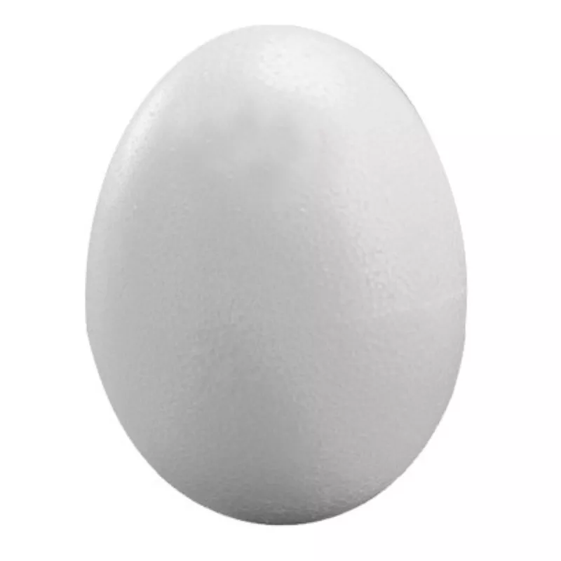 Oeuf en polystyrène 4,5 cm Plein