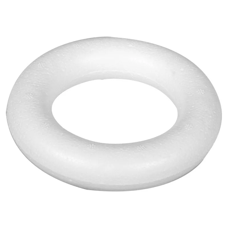 Anneau couronne en polystyrène Ø 12 cm