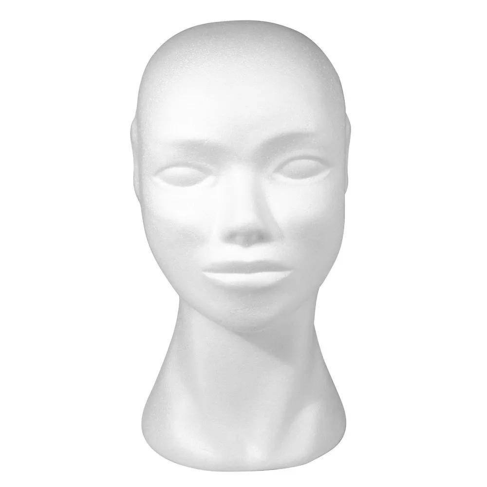 Tête en polystyrène Femme...