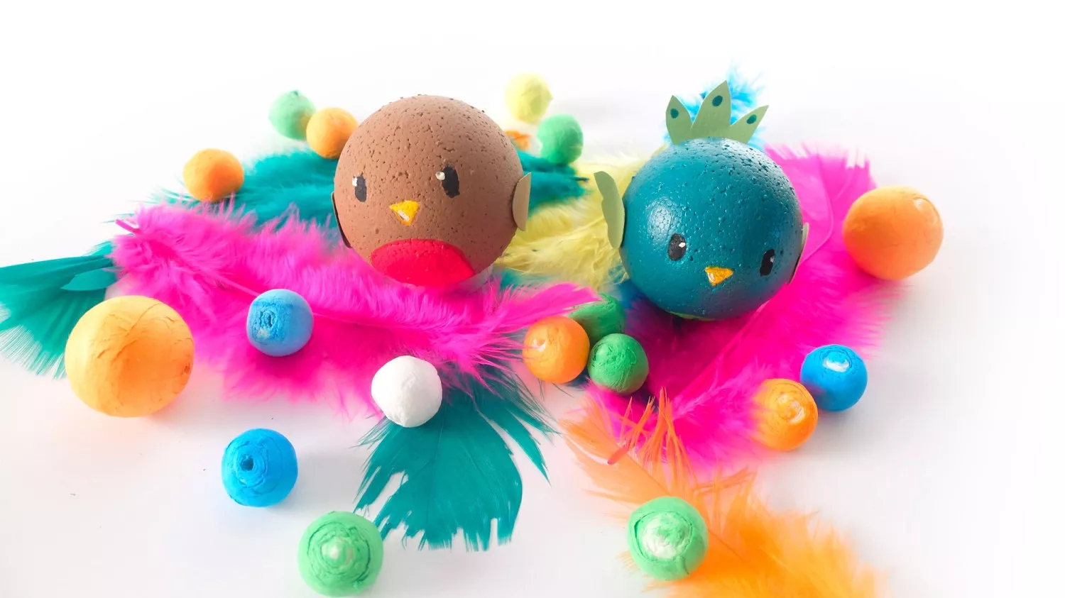 Boules en polystyrène ignifugé ø12cm Lot de 25 pièces