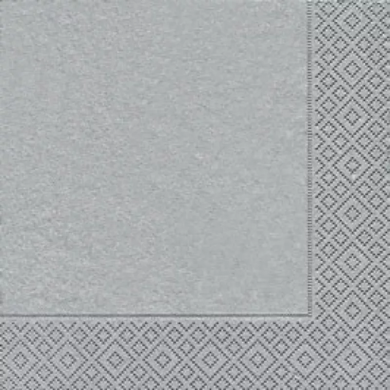 Serviette Silver 20 pièces