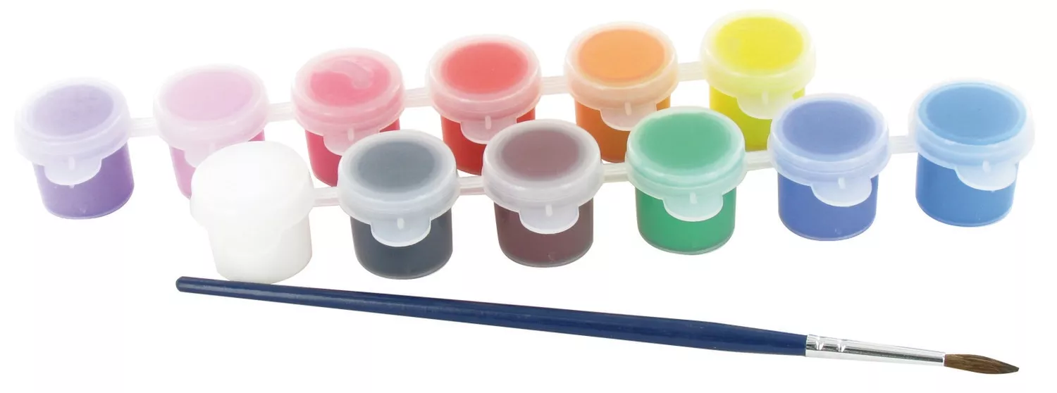 Peinture acrylique 12 pots...