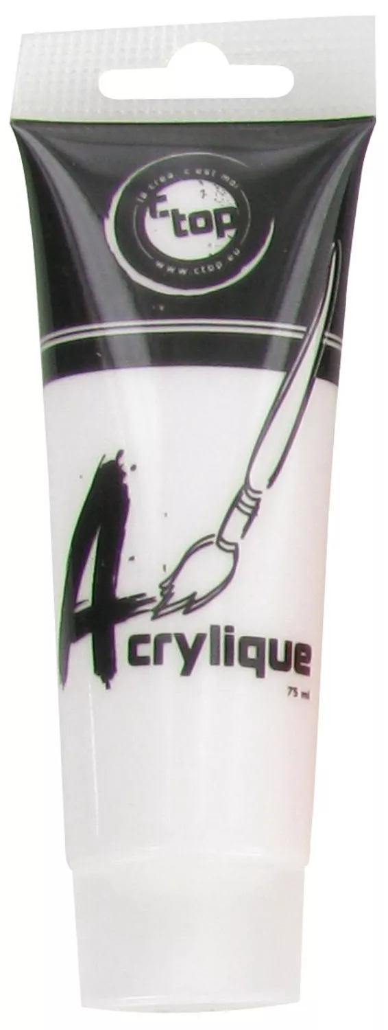 Peinture acrylique blanche...