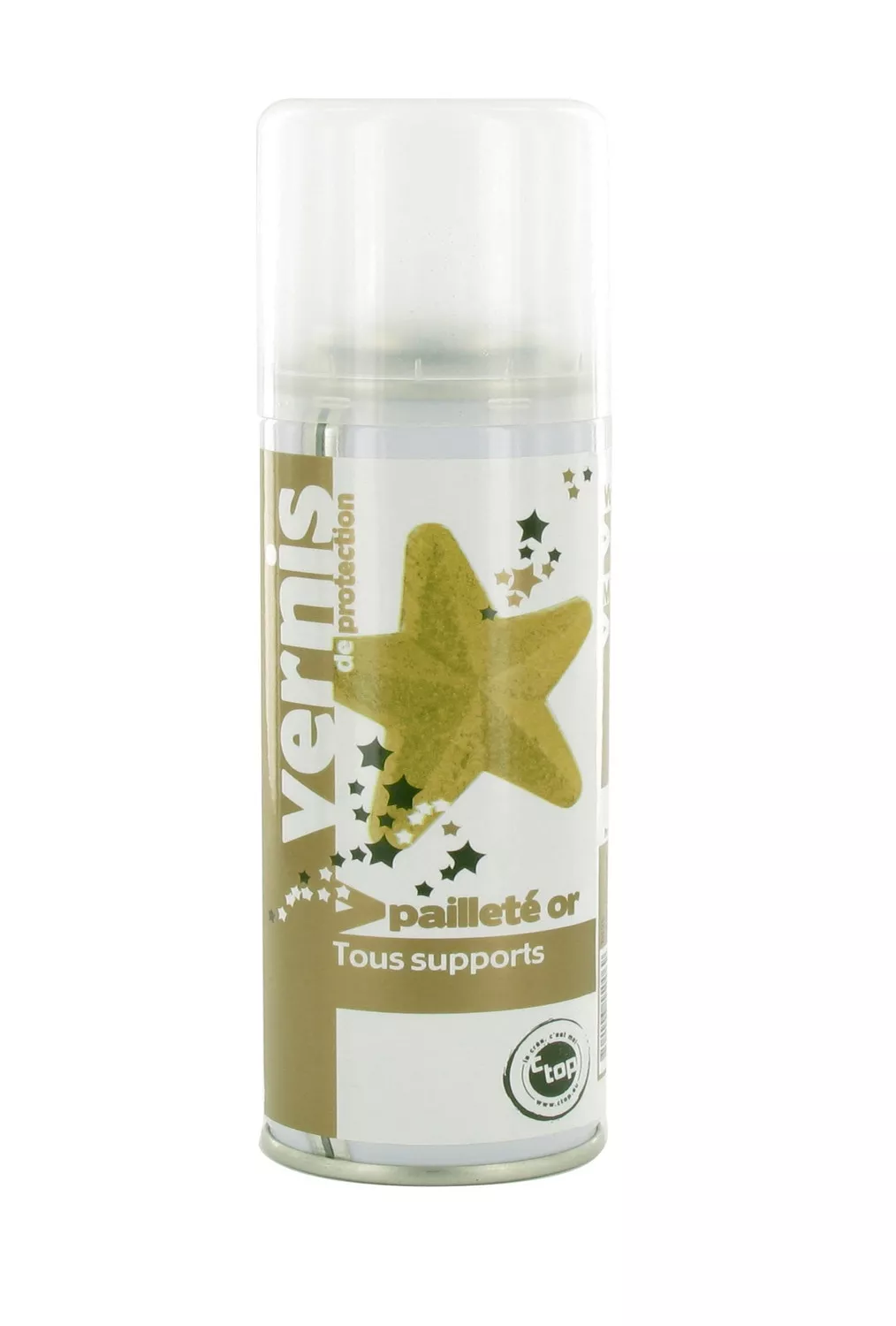 Vernis pailleté doré Spray...