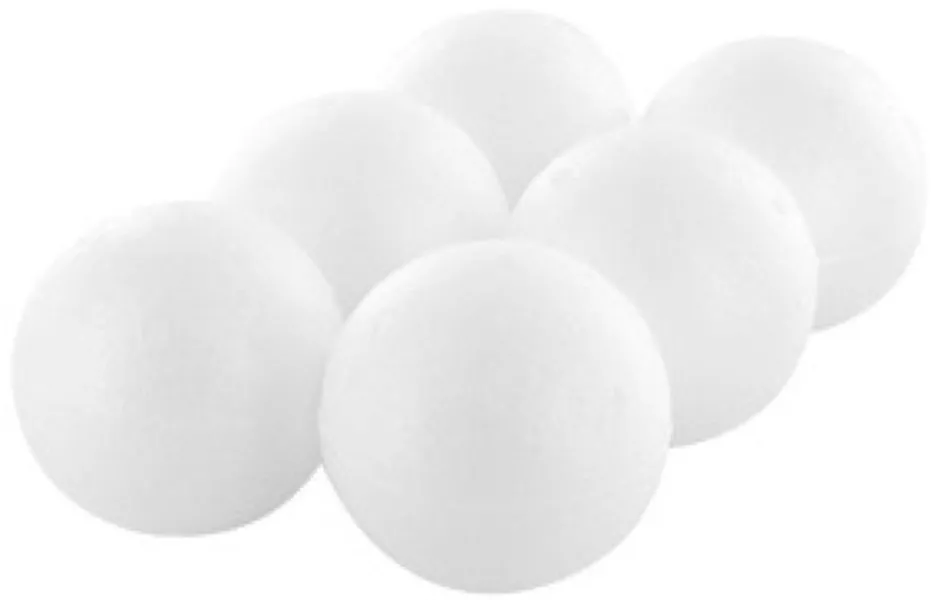 Boule polystyrène 5 cm x 6...
