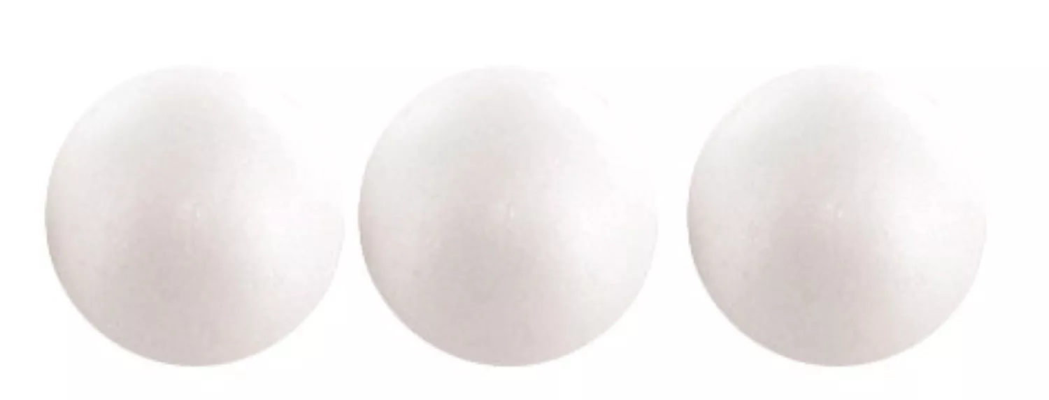 Boules en polystyrène 8 cm...