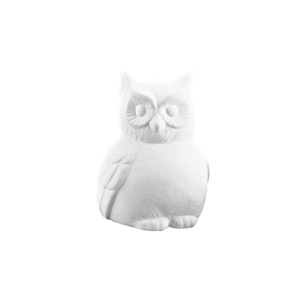 Hibou en polystyrène 13 cm