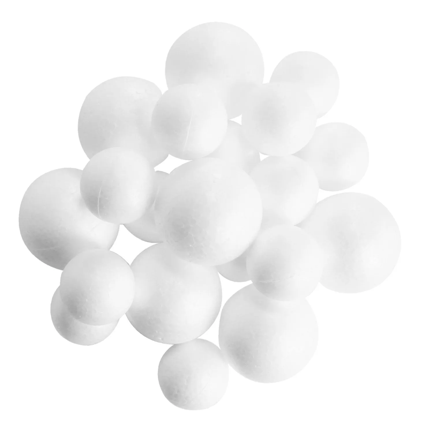 Boules en polystyrène 5 et...