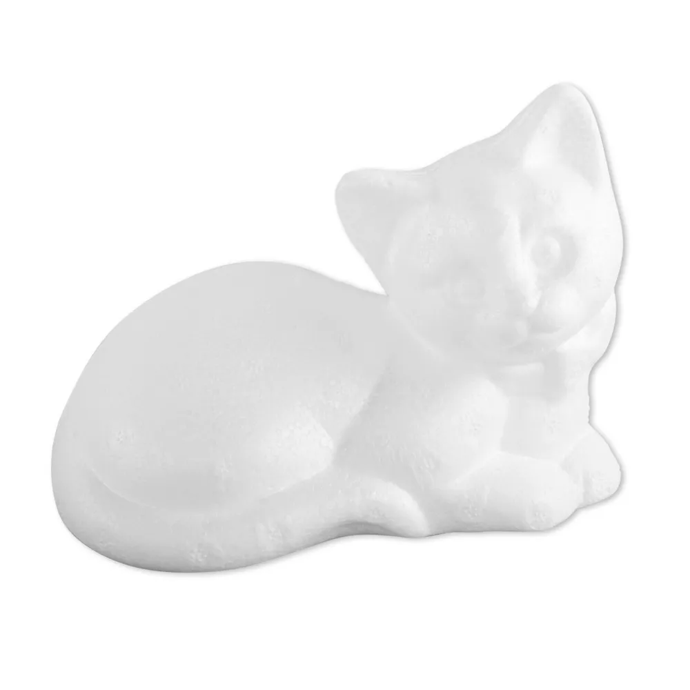 Chat endormi en Polystyrène...