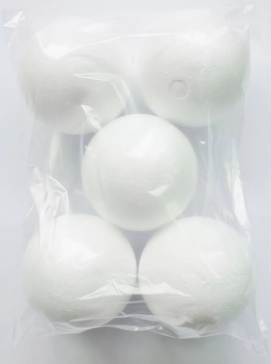 Boule de polystyrène...