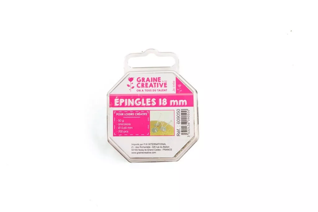 Epingles 1,8 cm 700 pièces...