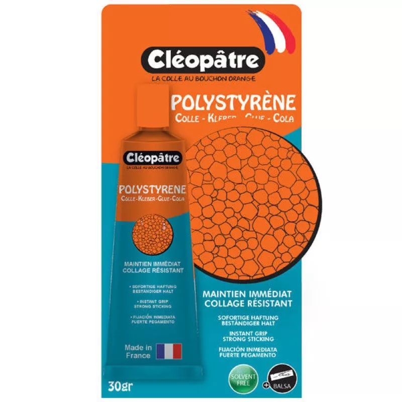 Colle polystyrene Cléo’tech...