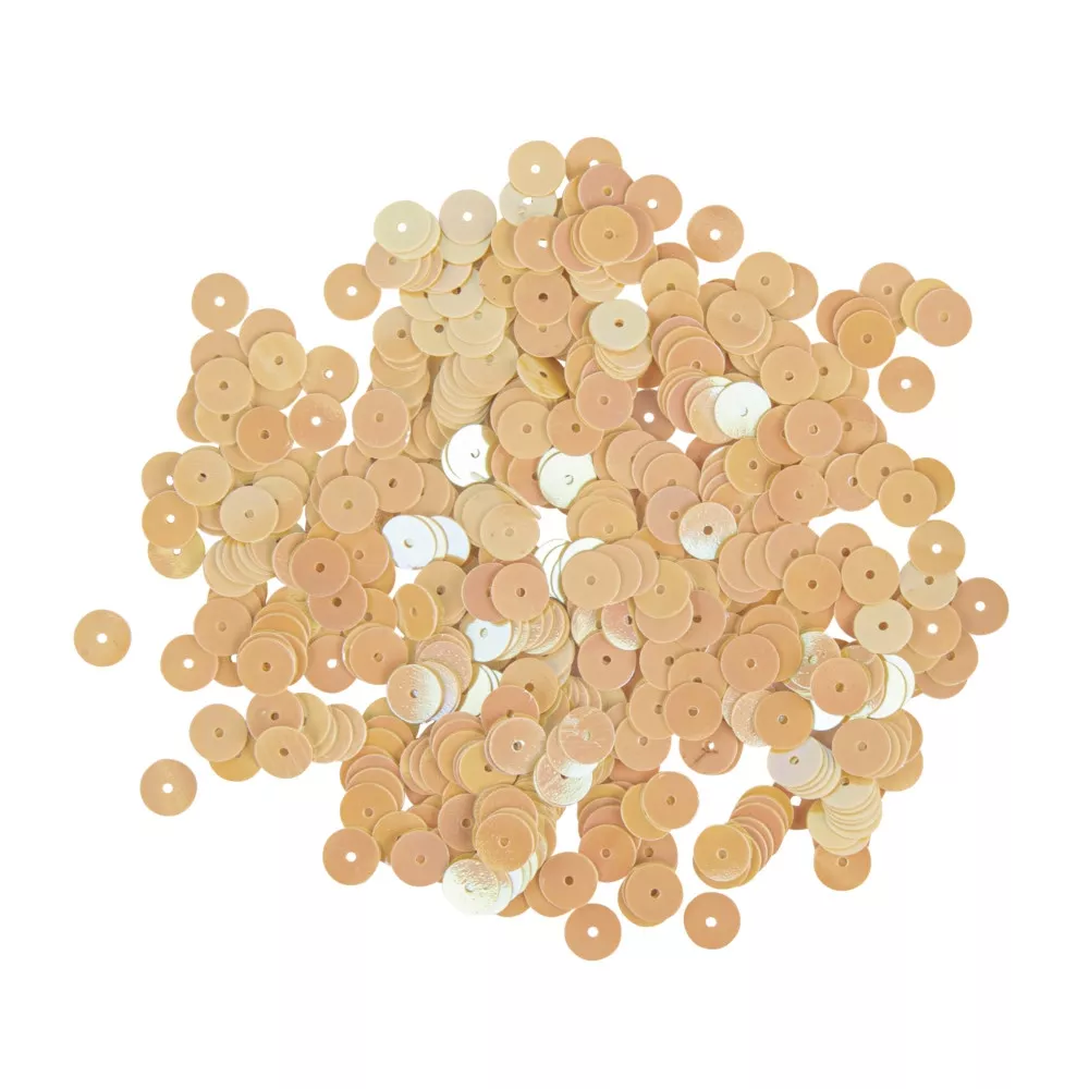Sequin lisses 6mm Jaune...