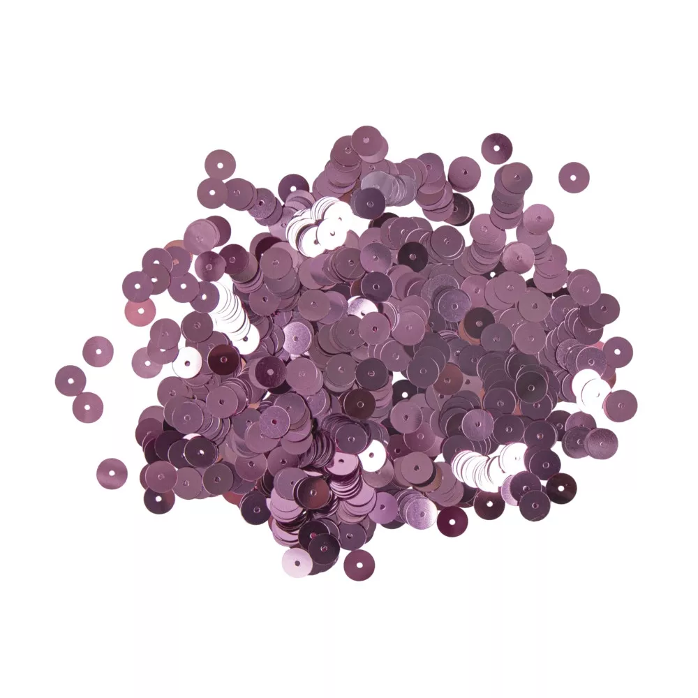 Sequin lisses 6 mm Rose...