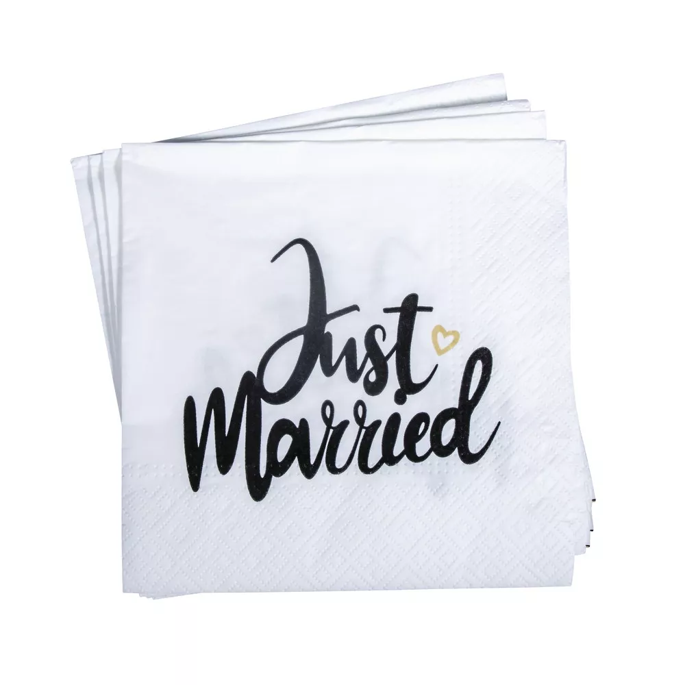 Serviette Just married 33...