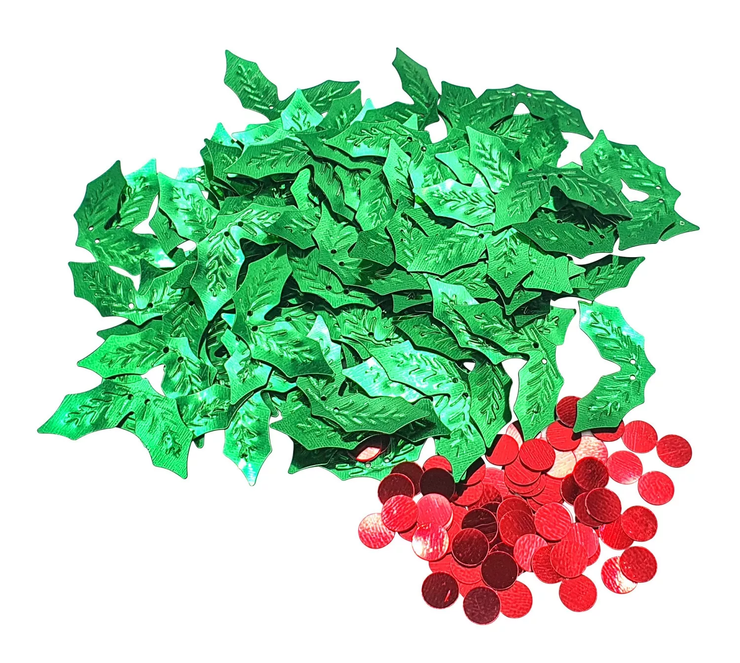 Sequins Feuilles de Houx...