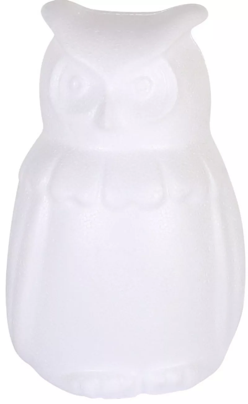 Hibou en Polystyrène 15 cm