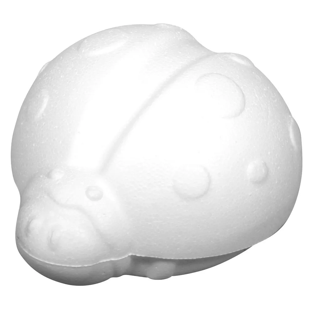 Coccinelle en Polystyrène 11,5 x 5 cm