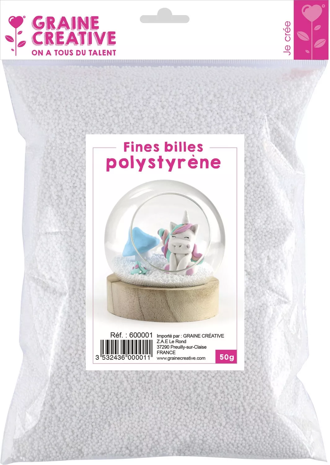 Billes de polystyrène fine...