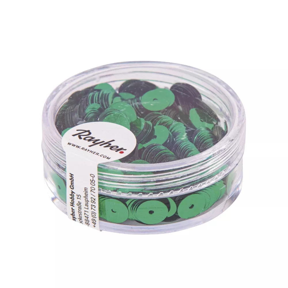 Sequins Bleu vert Ø 6 mm...