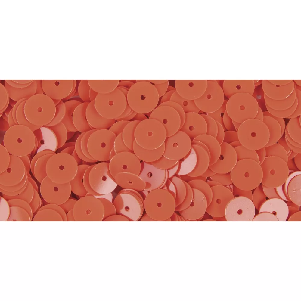 Sequins Orange Ø 6 mm...