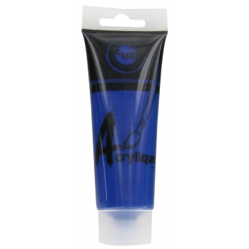 5027 - 3700443550274 - MegaCrea DIY - Peinture acrylique mate bleu foncé tube 75 ml