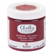 Peinture craie Chalky Pour Matériau poreux 118 ml rouge Bourgogne