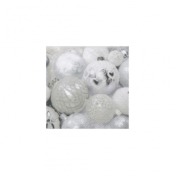 75345000 - 4006166102752 - Rayher - Serviettes Christmas balls 33cm