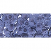 Sequins Bleu moyen Ø 6 mm Bombés Boite 6 g Lavable