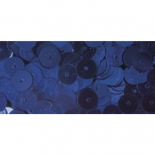 Sequins Bleu foncé Ø 6 mm Lisses Boite 6 g Lavable