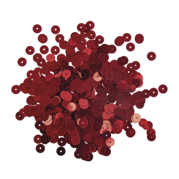 3931218 - 4006166726347 - Rayher - Sequins Rouge Ø 6 mm Lisses Boite 6 g Lavable - 2
