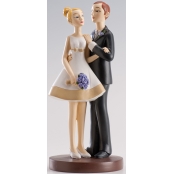 Figurine gâteau de mariage Harmonie 16 cm