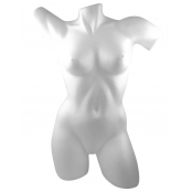 Buste en polystyrène de femme 51 x 69 cm