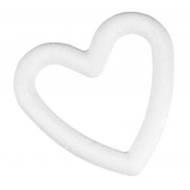 Coeur en polystyrène 15 cm
