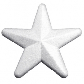 Étoile en polystyrène de 20 cm