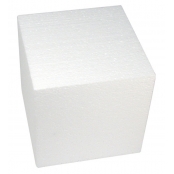 Cube en polystyrène 20 x 20 x 20 cm